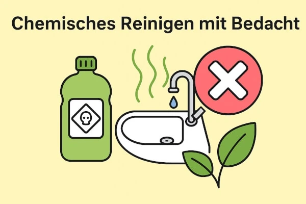 chemisches reinigen mit bedacht