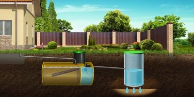 Septik und Kanalisation