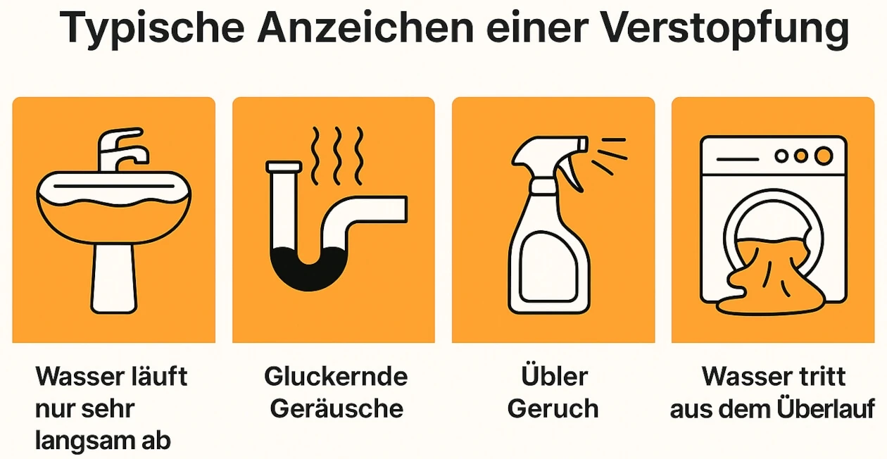 typische anzeichen einer verstopfung